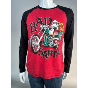Arizona Jean Co Rad Santa Husky TShirt Sz 18 XL Red 60% Cotton 40% Polyester